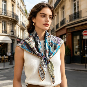 MaraSilk Pure Mulberry Silk Scarf - Square Twill MS313