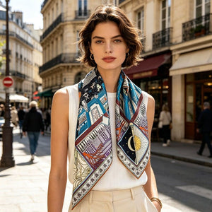 MaraSilk Pure Mulberry Silk Scarf - Square Twill MS313