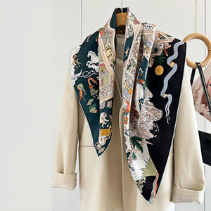 MaraSilk Pure Mulberry Silk Scarf - Square Twill MS314