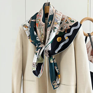 MaraSilk Pure Mulberry Silk Scarf - Square Twill MS314