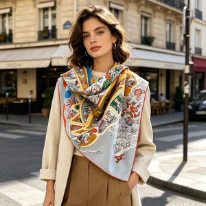 MaraSilk Pure Mulberry Silk Scarf - Square Twill MS314