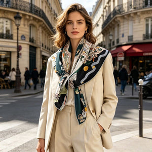 MaraSilk Pure Mulberry Silk Scarf - Square Twill MS314