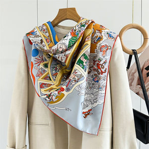 MaraSilk Pure Mulberry Silk Scarf - Square Twill MS314