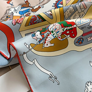 MaraSilk Pure Mulberry Silk Scarf - Square Twill MS314