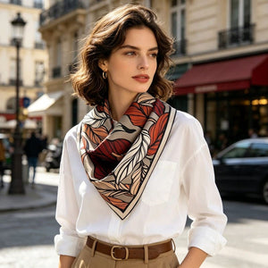 MaraSilk Pure Mulberry Silk Scarf - Square Twill MS315