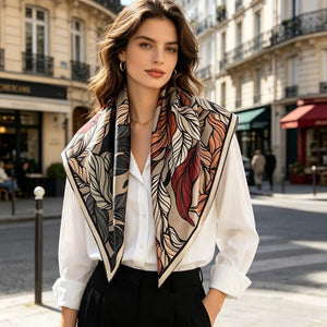 MaraSilk Pure Mulberry Silk Scarf - Square Twill MS315