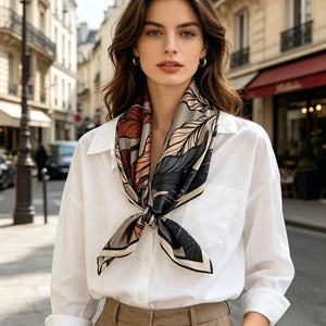 MaraSilk Pure Mulberry Silk Scarf - Square Twill MS315
