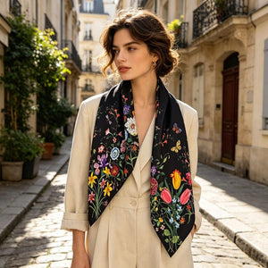 MaraSilk Pure Mulberry Silk Scarf - Square Twill MS316