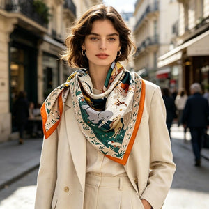 MaraSilk Pure Mulberry Silk Scarf - Square Twill MS317