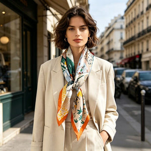 MaraSilk Pure Mulberry Silk Scarf - Square Twill MS317