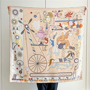 MaraSilk Pure Mulberry Silk Scarf - Square Twill MS319 34" x 34" MS31903