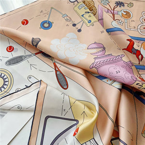 MaraSilk Pure Mulberry Silk Scarf - Square Twill MS319