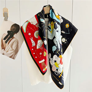 MaraSilk Pure Mulberry Silk Scarf - Square Twill MS319