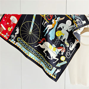 MaraSilk Pure Mulberry Silk Scarf - Square Twill MS319