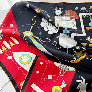 MaraSilk Pure Mulberry Silk Scarf - Square Twill MS319