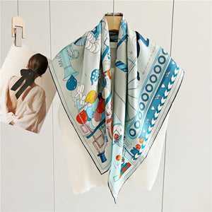 MaraSilk Pure Mulberry Silk Scarf - Square Twill MS319