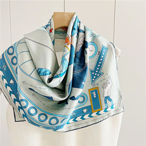 MaraSilk Pure Mulberry Silk Scarf - Square Twill MS319