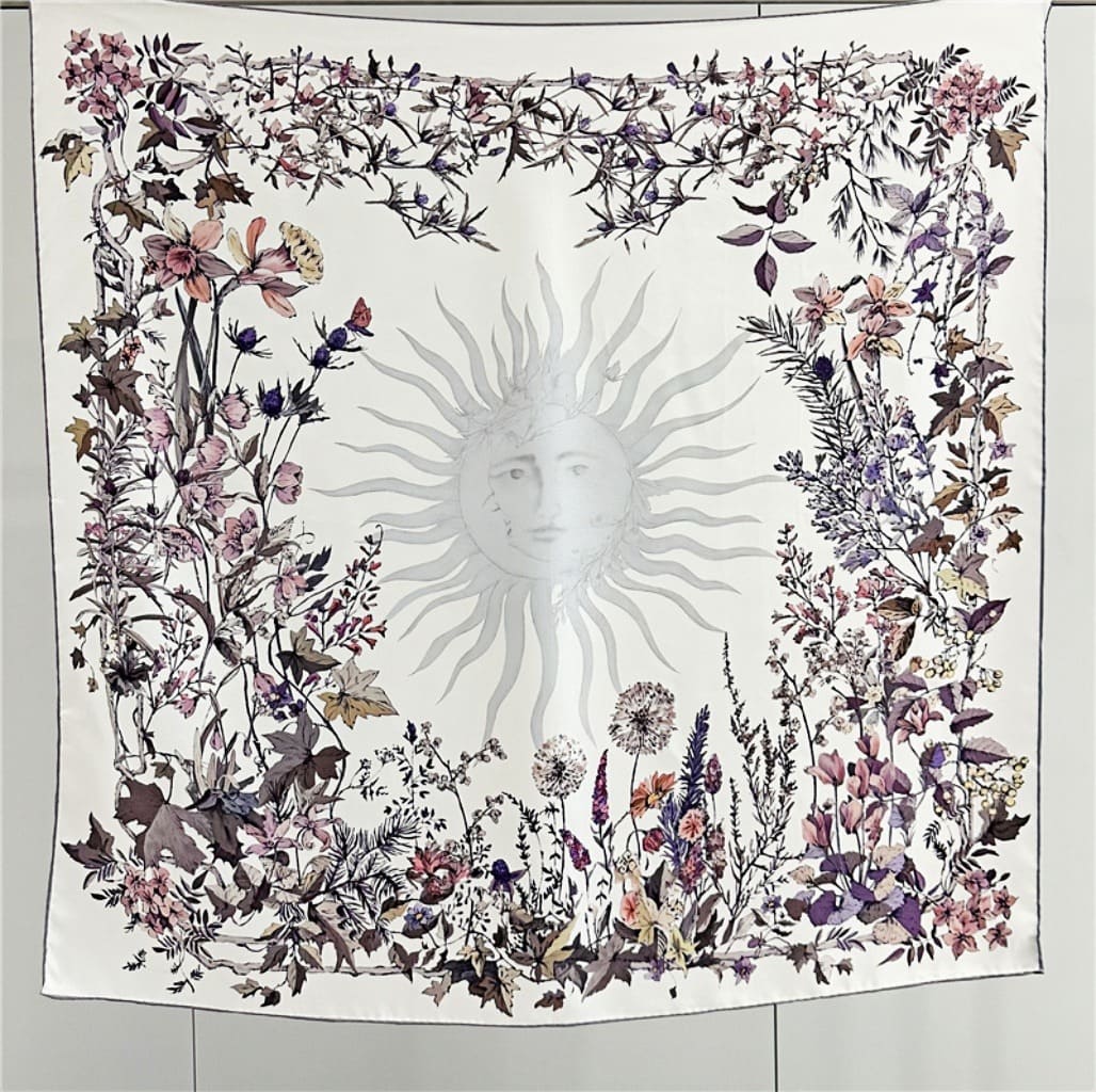 MaraSilk Pure Mulberry Silk Scarf - Square Twill MS320 34" x 34" MS32002