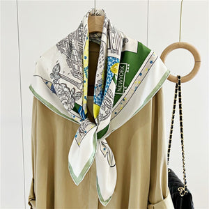 MaraSilk Pure Mulberry Silk Scarf - Square Twill MS322