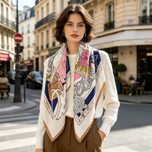 MaraSilk Pure Mulberry Silk Scarf - Square Twill MS322