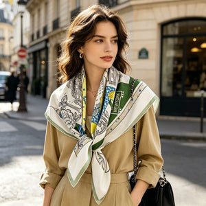 MaraSilk Pure Mulberry Silk Scarf - Square Twill MS322