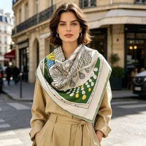 MaraSilk Pure Mulberry Silk Scarf - Square Twill MS322