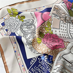 MaraSilk Pure Mulberry Silk Scarf - Square Twill MS322