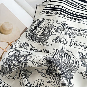 MaraSilk Pure Mulberry Silk Scarf - Square Twill MS324