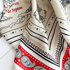 MaraSilk Pure Mulberry Silk Scarf - Square Twill MS324