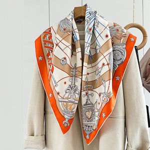 MaraSilk Pure Mulberry Silk Scarf - Square Twill MS326