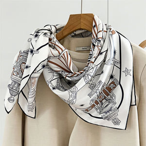 MaraSilk Pure Mulberry Silk Scarf - Square Twill MS326