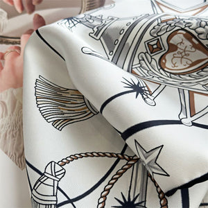 MaraSilk Pure Mulberry Silk Scarf - Square Twill MS326