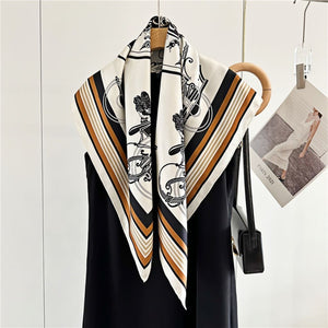 MaraSilk Pure Mulberry Silk Scarf - Square Twill MS328