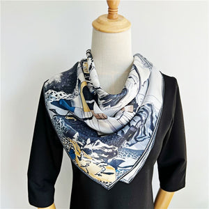 MaraSilk Pure Mulberry Silk Scarf - Square Twill MS334