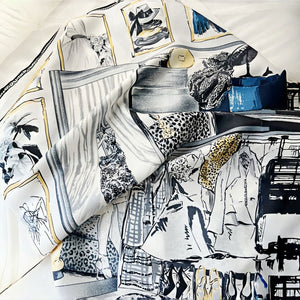 MaraSilk Pure Mulberry Silk Scarf - Square Twill MS334