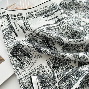 MaraSilk Pure Mulberry Silk Scarf - Square Twill MS336