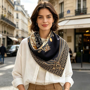 MaraSilk Pure Mulberry Silk Scarf - Square Twill MS338