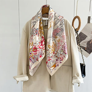 MaraSilk Pure Mulberry Silk Scarf - Square Twill MS339