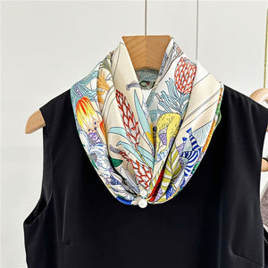 MaraSilk Pure Mulberry Silk Scarf - Square Twill MS340