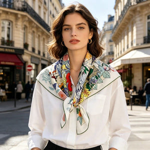 MaraSilk Pure Mulberry Silk Scarf - Square Twill MS340