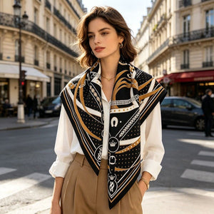 MaraSilk Pure Mulberry Silk Scarf - Square Twill MS342