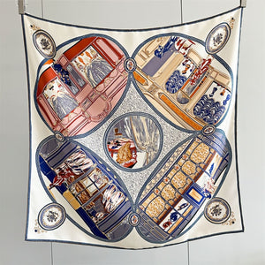 MaraSilk Pure Mulberry Silk Scarf - Square Twill MS344