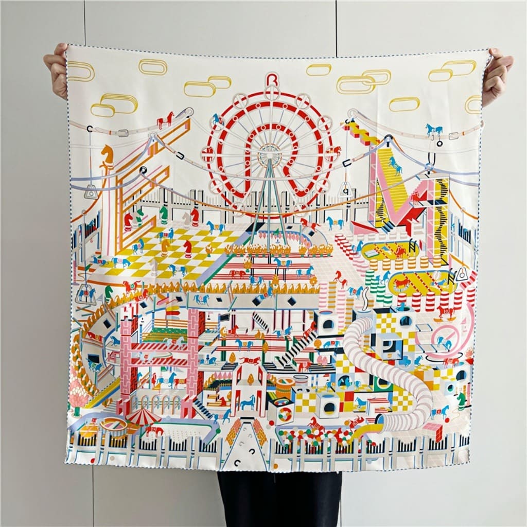 MaraSilk Pure Mulberry Silk Scarf - Square Twill MS346 34" x 34" MS34602