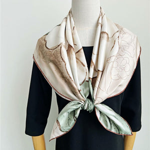 MaraSilk Pure Mulberry Silk Scarf - Square Twill MS347 34" x 34" MS34701