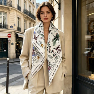 MaraSilk Pure Mulberry Silk Scarf - Square Twill MS348