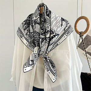 MaraSilk Pure Mulberry Silk Scarf - Square Twill MS349 34" x 34" MS34901