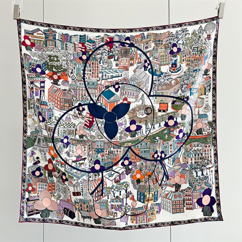 MaraSilk Pure Mulberry Silk Scarf - Square Twill MS350