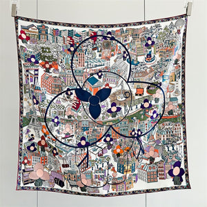 MaraSilk Pure Mulberry Silk Scarf - Square Twill MS350