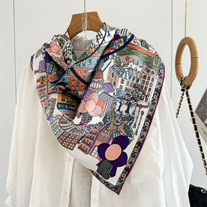 MaraSilk Pure Mulberry Silk Scarf - Square Twill MS350