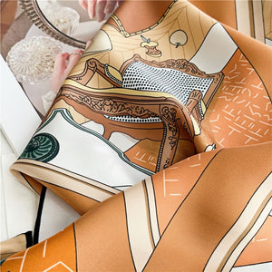 MaraSilk Pure Mulberry Silk Scarf - Square Twill MS351